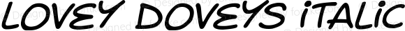 Lovey Doveys Italic