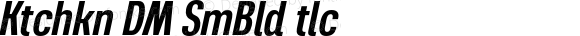Kitchakan DEMO SemiBold Italic