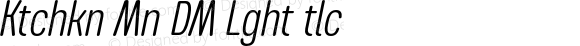 Kitchakan Mon DEMO Light Italic