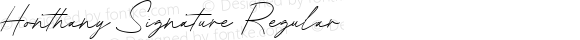 Honthany Signature Regular