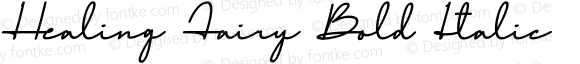 Healing Fairy Bold Italic