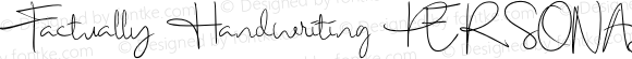 Factually Handwriting PERSONAL Regular