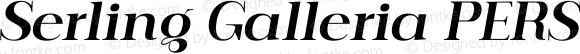 Serling Galleria PERSONAL USE Bold Italic
