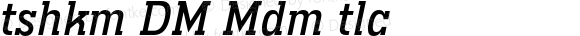 Utsahakam DEMO Medium Italic