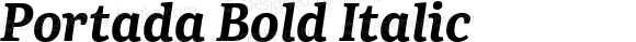 Portada Bold Italic