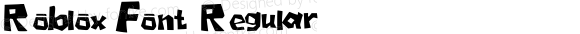 Roblox Font Regular