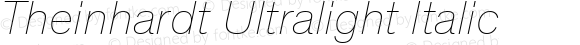 Theinhardt Ultralight Italic