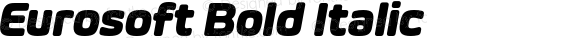 Eurosoft Bold Italic