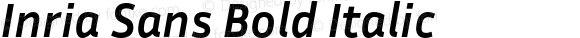 Inria Sans Bold Italic