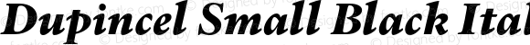 Dupincel Small Black Italic