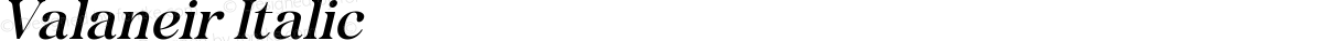 Valaneir Italic