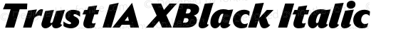 Trust 1A XBlack Italic