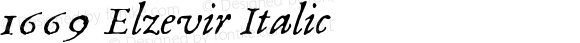 1669 Elzevir Italic