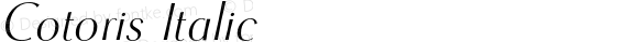Cotoris Italic