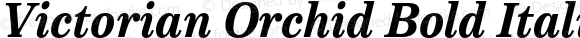 Victorian Orchid Bold Italic