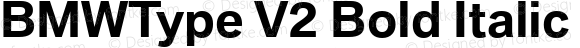 BMWType V2 Bold Italic