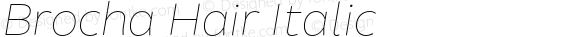 Brocha-HairItalic