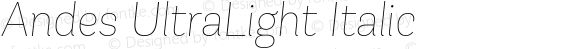 AndesUltraLight-Italic