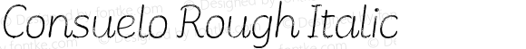 ConsueloRough-Italic