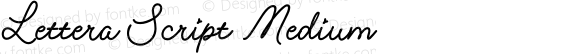 Lettera Script Medium