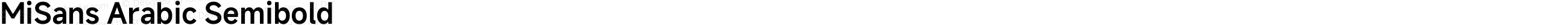 MiSans Arabic Semibold