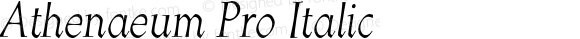 AthenaeumPro-Italic