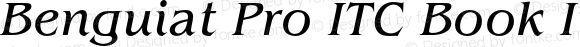 BenguiatProITC-BookItalic