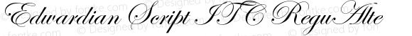 Edwardian Script ITC Regular Alternate