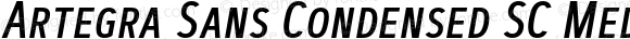 Artegra Sans Condensed SC Medium Italic