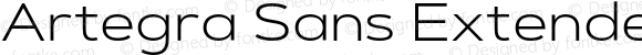 Artegra Sans Extended Alt Light Version 1.007