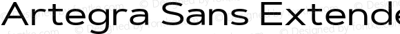 Artegra Sans Extended Medium