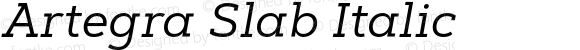 Artegra Slab Italic