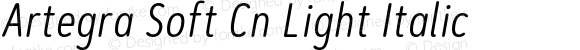 Artegra Soft Cn Light Italic