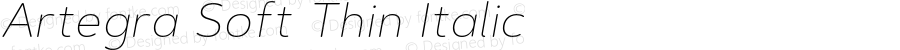 ArtegraSoft-ThinItalic