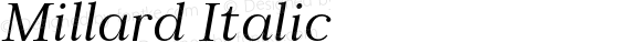 Millard Italic