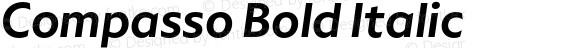 Compasso Bold Italic