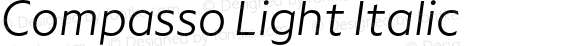 Compasso Light Italic