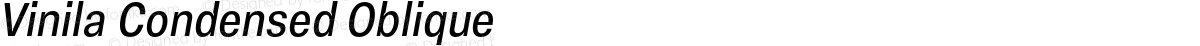 Vinila Condensed Oblique