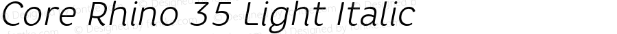 CoreRhino35Light-Italic