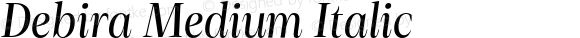 Debira Medium Italic