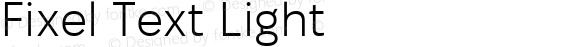 Fixel Text Light