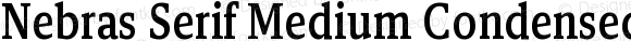 Nebras Serif Medium Condensed