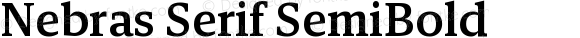 Nebras Serif SemiBold