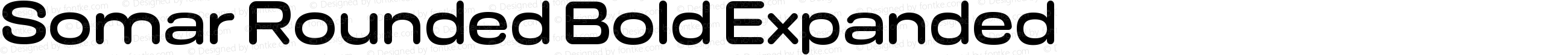 Somar Rounded Bold Expanded