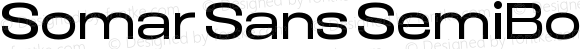 Somar Sans SemiBold Expanded