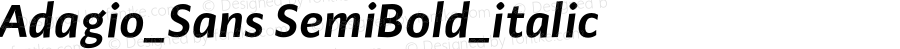 Adagio_Sans SemiBold_italic