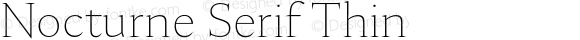 Nocturne Serif Thin