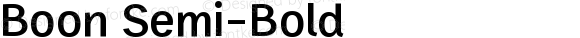 Boon Semi-Bold