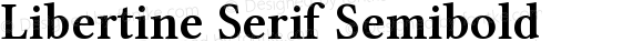 Libertine Serif Semibold