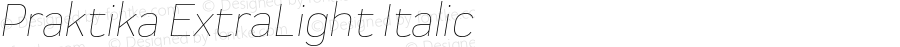 Praktika ExtraLight Italic